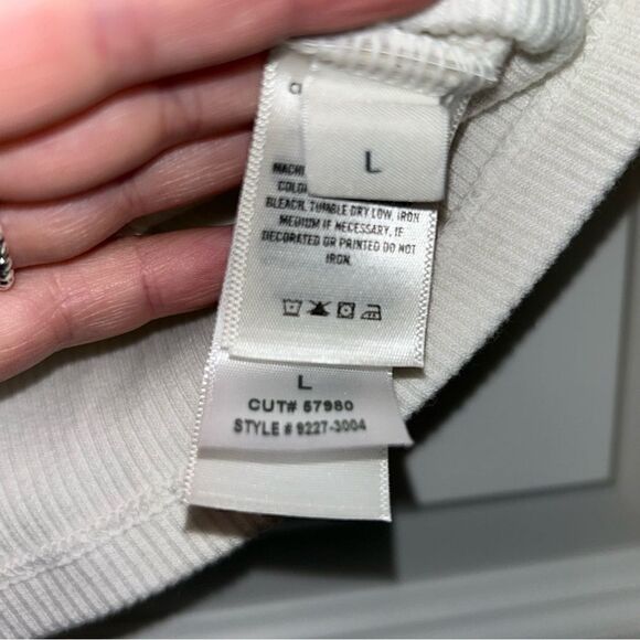 Citizens of Humanity Long Sleeve Ribbed Cut Out Knit Top - Picture 3 of 8